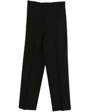 Jil Sander Pantalon À Taille Ceinturée - Black