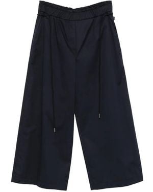 Marc Cain Willmar Drawstring-Waist Trousers - Blue