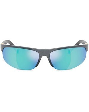 Miu Miu Navigator-Frame Sunglasses - Blue