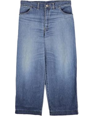 N. Hoolywood Ausgeblichene Jeans - Blau