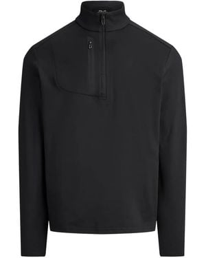 Ralph Lauren Felpa A Maniche Lunghe - Nero