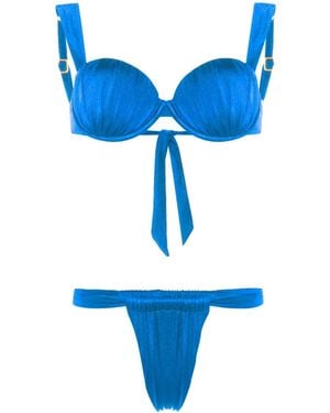 Noire Swimwear バルコネット ビキニ - ブルー