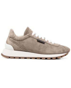 Brunello Cucinelli ビーズディテール スニーカー - ホワイト