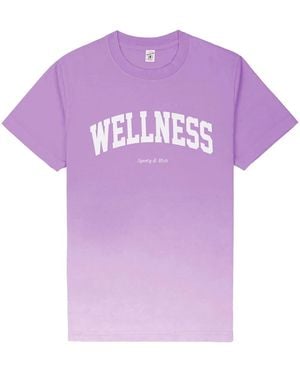 Sporty & Rich Wellness Ivy Tシャツ - パープル