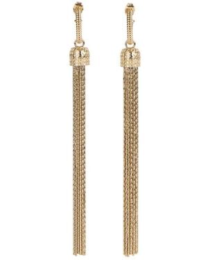 Balmain Ohrringe Mit Messing-Quasten - Weiß