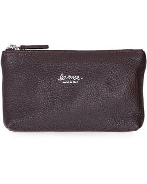 LA ROSE Portemonnaie Mit Logo-Print - Lila