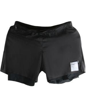 Satisfy Techsilk 5" Layered Shorts - Black