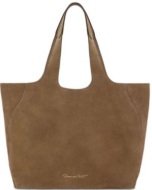 Oscar de la Renta Topaz ハンドバッグ - ブラウン