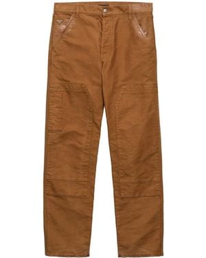 Prada Moleskin Trousers - Brown