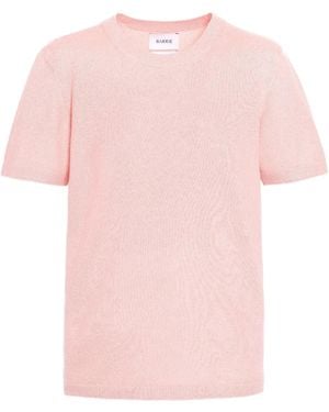 Barrie Knitted T-Shirt - Pink