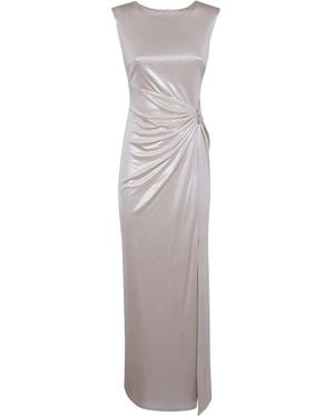Ralph Lauren Ilianne Sleeveless Gown - Grey