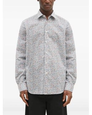 Paul Smith Floral Print Shirt - Grey
