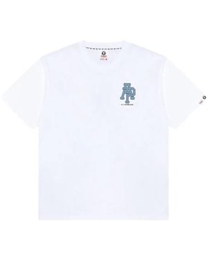 Aape By A Bathing Ape Logo-Print T-Shirt - White