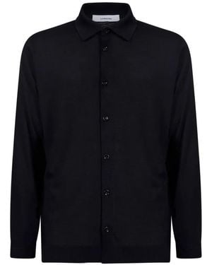 Lardini Long-Sleeve Buttoned Shirt - Blue
