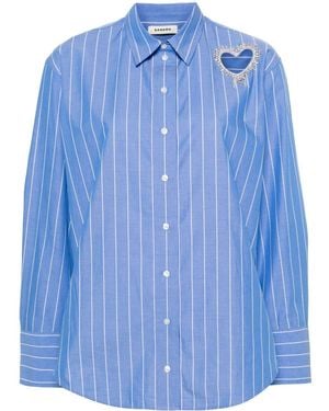 Sandro Camicia A Righe - Blu