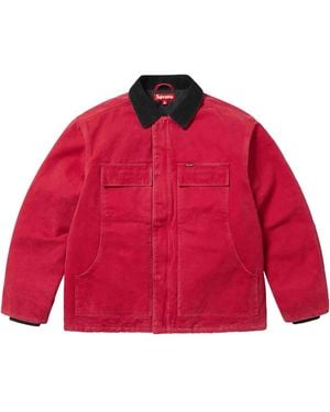 Supreme Old English Canvas "Ss 25 - Red