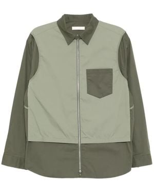 CROQUIS Logo-Print Jacket - Green