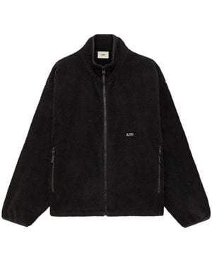 Autry Zip Fleece Jacket - Black