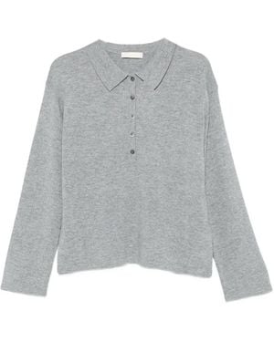 ELEH Button-Down Sweater - Gray