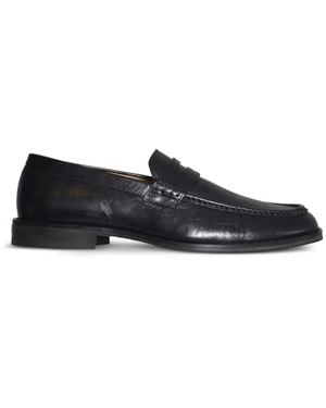 Our Legacy Light Penny-Strap Loafers - Black