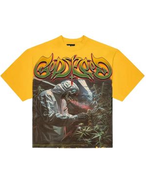 Godspeed Indoor Gelato Graphic-Print T-Shirt - Yellow