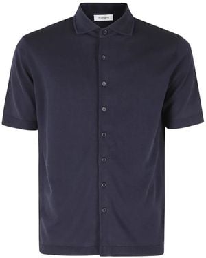 Kangra Short-sleeve Buttoned Shirt - Blue