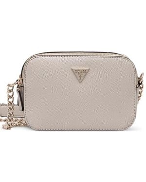 Guess Sac À Bandoulière À Plaque Logo - Grey
