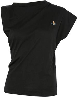 Vivienne Westwood Hebo Asymmetric T-Shirt - Black