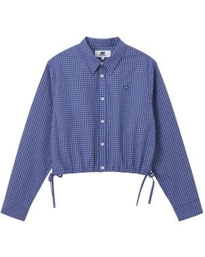 Chocoolate Chemise En Coton À Carreaux - Blue