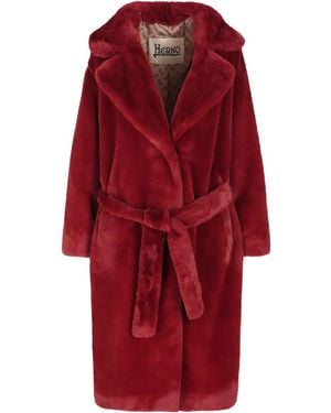 Herno Jassen ,Rood ,Belted Coat
