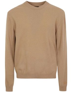 Woolrich Crew-Neck Virgin Wool Jumper - Natural