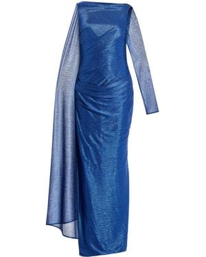Talbot Runhof Mousse Gown - Blue