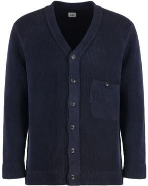 C.P. Company Cotton Cardigan - Blue