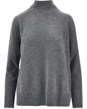 Weekend by Maxmara High-Neck Cashmere Jumper - Grey