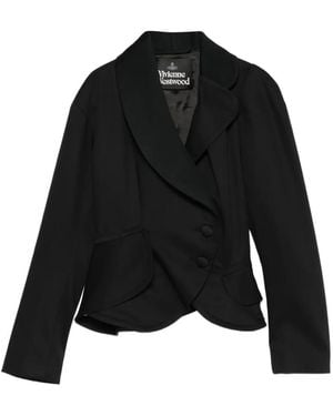Vivienne Westwood Stormy Shawl-lapel Button Blazer - Black