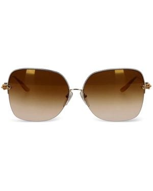 Chrome Hearts Gardient Sunglasses - Brown