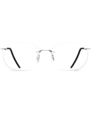 Blackfin Rahmenlose Aero Loop Brille - Weiß