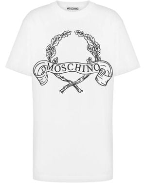 Moschino Logo-Print T-Shirt - Grey