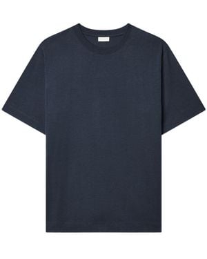 Dries Van Noten Hertz Cotton T-Shirt - Blue