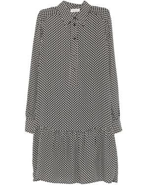 Marc O' Polo Geometric Print Mini Dress - Grey