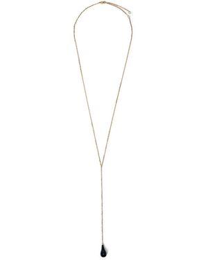 TOTEME Onyx Drop Necklace - White