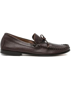 Henderson Tie-Detail Loafers - White