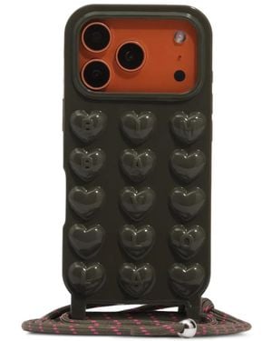 Bimba Y Lola Dark Shiny Silicone Case For Iphone 17 Pro - Green