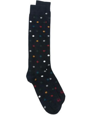 In The Box Polka Dot Socks - Blue
