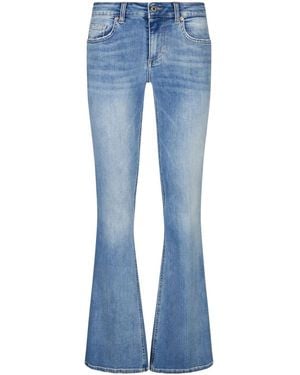 Liu Jo Light Denim Jean Pants Camal Trumpet - Blue
