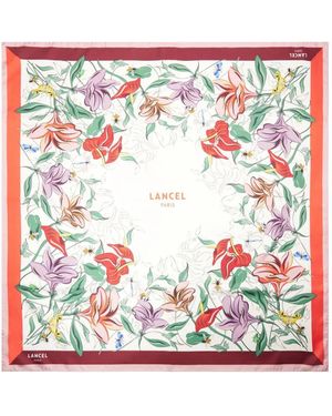 Lancel Fular Tutti Fleuri - Rojo