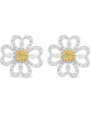 HYT Jewelry Diamond Stud Earrings - White