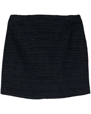 Tagliatore May Tweed Miniskirt - Black