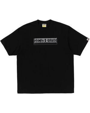 A Bathing Ape Baby Milo Graphic T-Shirt - Black
