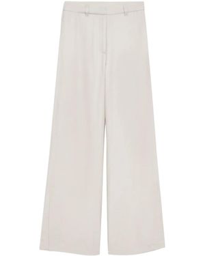 Anine Bing Hose Mit Weitem Bein - Weiß